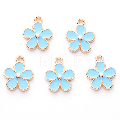 Alloy Enamel Charms ENAM-R059-02-M-RS-1