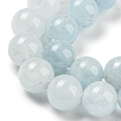Natural Morganite Beads Strands G-P503-6MM-01-1
