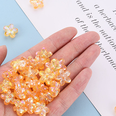 Transparent Acrylic Beads TACR-S154-45C-919-1