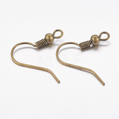 Brass Earring Hooks X-KK-S075-AB-NF-1