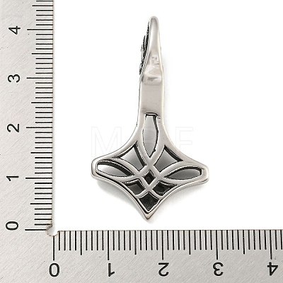 316 Surgical Stainless Steel Pendants STAS-E212-105AS-1