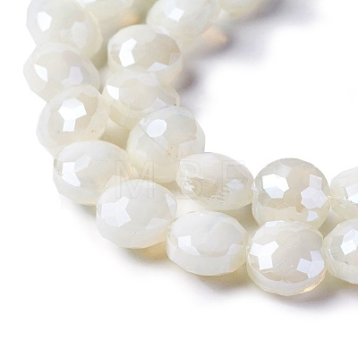 Electroplate Glass Beads Strands EGLA-J106A-E29-1