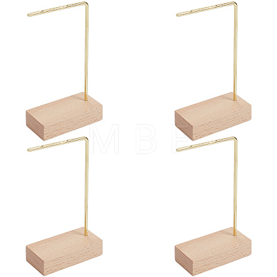 Wood with Iron Earring Displays ODIS-WH20011-002G-1