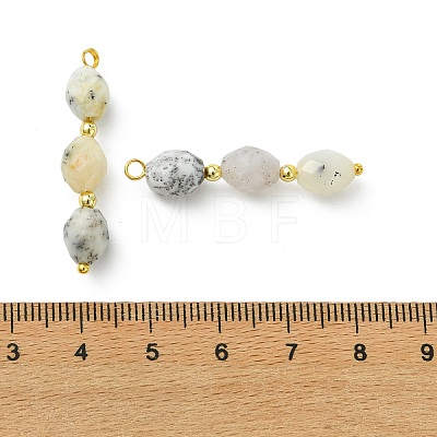 Natural Flower Opal Pendants PALLOY-JF05391-1