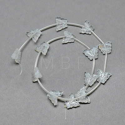 Smelting Quartz Crystal Beads Strands X-G-T014-06-1-1