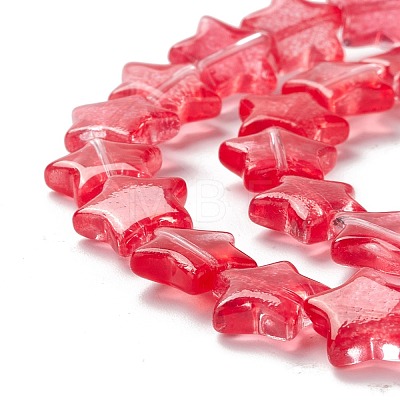 Transparent Glass Beads Strand GLAA-K057-01G-1