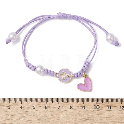 Alloy Charm Bracelets BJEW-JB13535-1