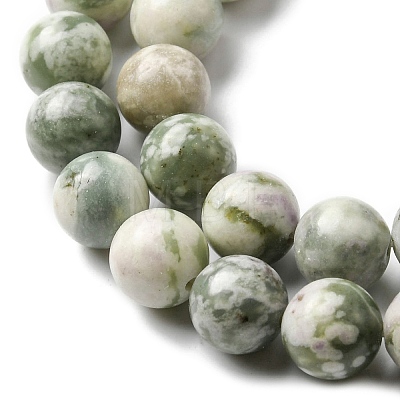 Natural Peace Jade Beads Strands G-E598-04A-1