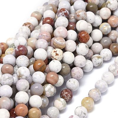 Natural Ocean Jasper Beads Strands G-O201A-15B-1