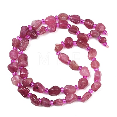 Natural Tourmaline Beads Strands GG-CBA3A44-C02-01-1