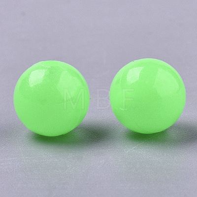 Luminous Acrylic Beads MACR-N008-25-6MM-1