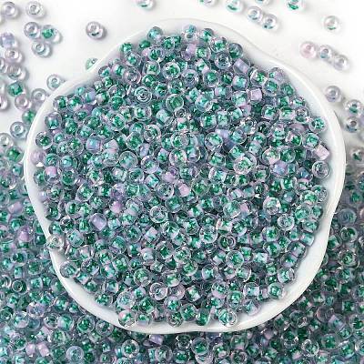 Transparent Inside Colours Glass Seed Beads X1-SEED-A032-04H-1