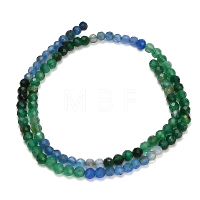 Gradient Color Natural Chalcedony Beads Strands GG-NH0004-A01-01B-1