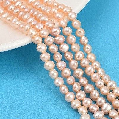 Natural Cultured Freshwater Pearl Beads Strands PEAR-P064-19E-08C-1