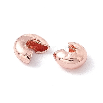 Brass Crimp Beads Covers LS-KK-P219-05A-RG-1
