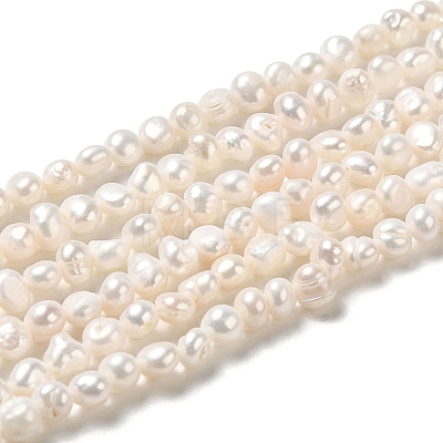 Natural Cultured Freshwater Pearl Beads Strands PEAR-E017-25-1