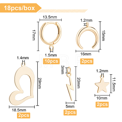 BENECREAT DIY Earring Making DIY-BC0004-28-1