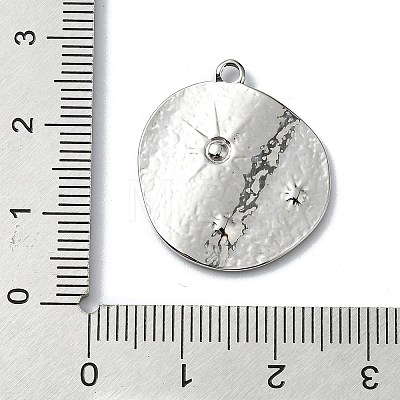 304 Stainless Steel Pendant Rhinestone Settings STAS-L022-443P-1