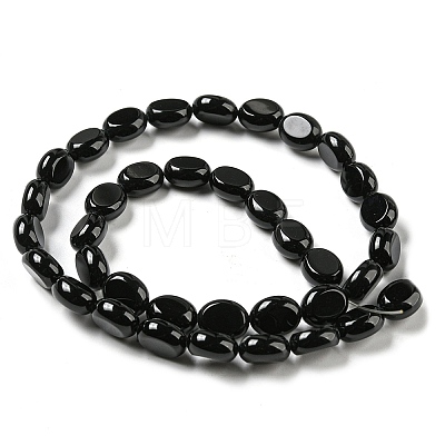 Natural Black Onyx(Dyed & Heated) Beads Strands G-M420-D10-01-1