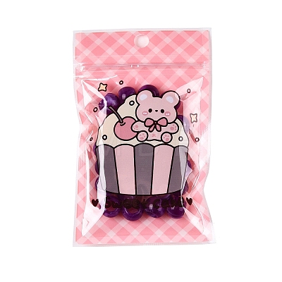 Rectangle Plastic Packaging Resealable Bags LS-X1-OPP-T003-01B-1
