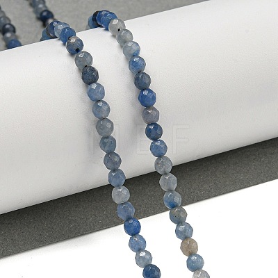 Natural Blue Aventurine Beads Strands G-E571-A10-04-1