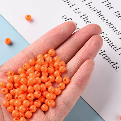 Opaque Acrylic Beads MACR-S370-C6mm-A37-1