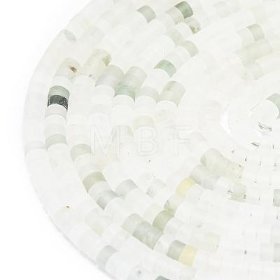 Natural Tianshan Cui Quartzite Beads Strands G-P575-B15-4x2mm-1