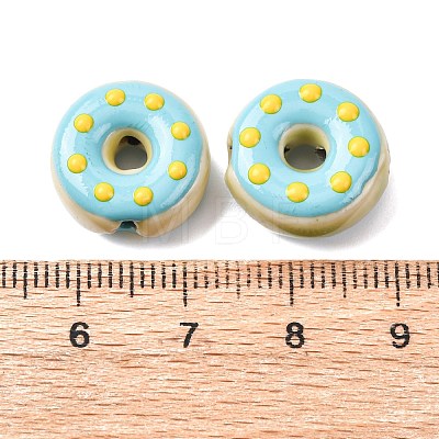 Handmade Porcelain Enamel Beads PORC-K003-09P-1