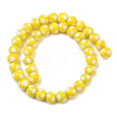 Handmade Lampwork Beads LAMP-D002-10mm-01D-1
