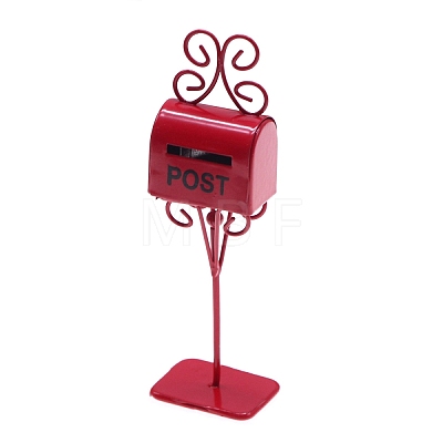 Iron Mailbox Miniature Ornaments PW-WG51933-01-1