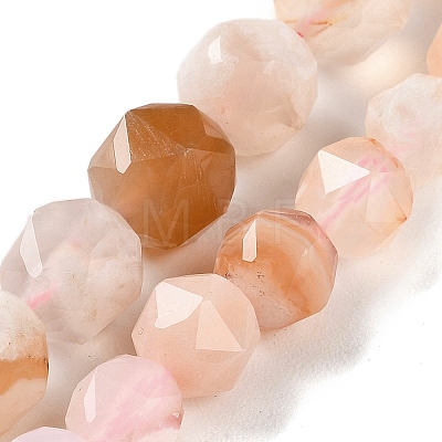 Natural Pink Aventurine Beads Strands G-NH0021-A14-02-1