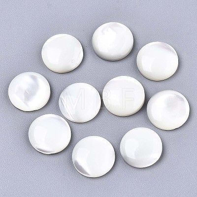 Natural Trochid Shell/Trochus Shell Cabochons SSHEL-N034-71-1