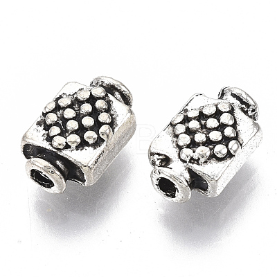 Tibetan Style Alloy Beads TIBE-R317-090AS-LF-1