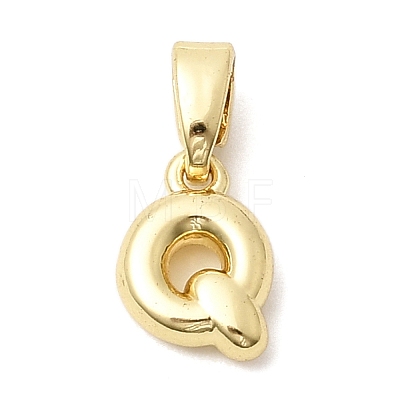 Brass Letter Charms KK-G554-22G-Q-1