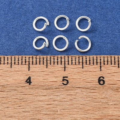 Brass Open Jump Rings KK-G604-08S-16-1
