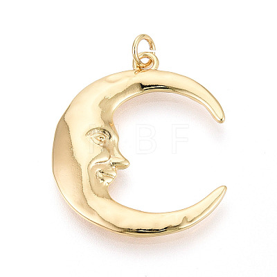 Brass Pendants KK-T080-16G-1