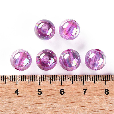 Transparent Acrylic Beads X-MACR-S370-B10mm-740-1