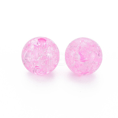 Transparent Crackle Acrylic Beads LS-MACR-S373-66B-N02-1