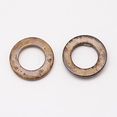 Wood Jewelry Findings Coconut Linking Rings X-COCO-O006C-12-1
