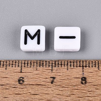 Opaque Acrylic Enamel Beads SACR-Q001-18D-1
