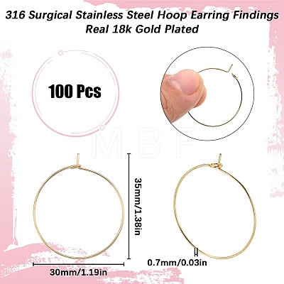 SUNNYCLUE 316 Surgical Stainless Steel Wine Glass Charms Rings STAS-SC0007-26G-1