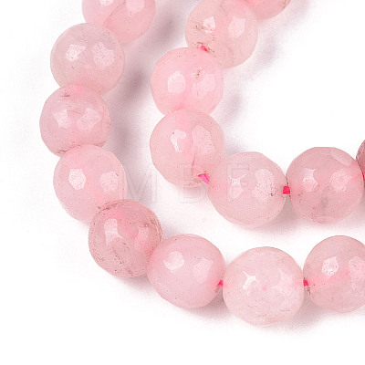 Dyed Natural White Jade Beads Strands LS-G-T139-8mm-60-12-1
