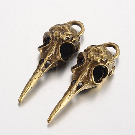Tibetan Style Alloy Pendants X-PALLOY-K110-27AB-NR-1