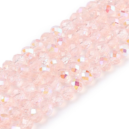 Electroplate Glass Beads Strands EGLA-A044-T3mm-L22-1