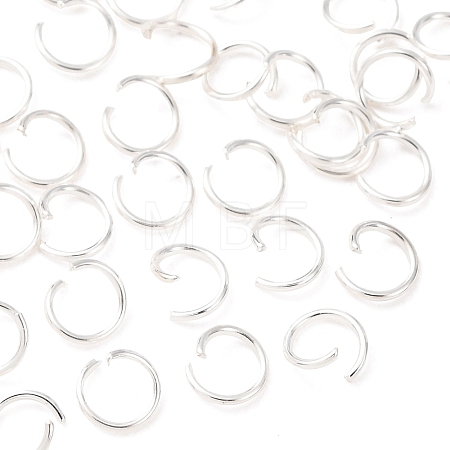 Brass Open Jump Rings KK-G604-08S-19-1