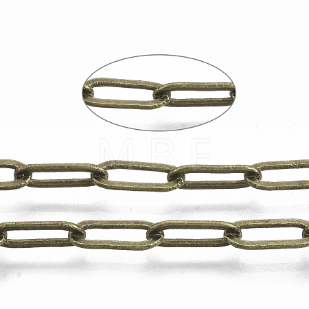 Brass Paperclip Chains CHC-S008-001B-AB-1