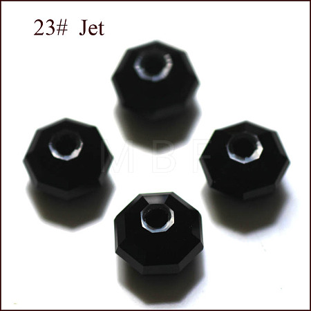 Imitation Austrian Crystal Beads SWAR-F083-4x6mm-23-1