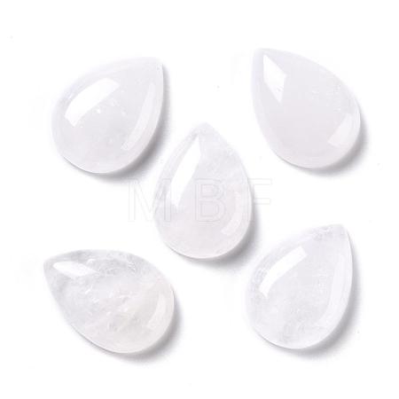 Natural Quartz Crystal Cabochons G-E491-B-22-1