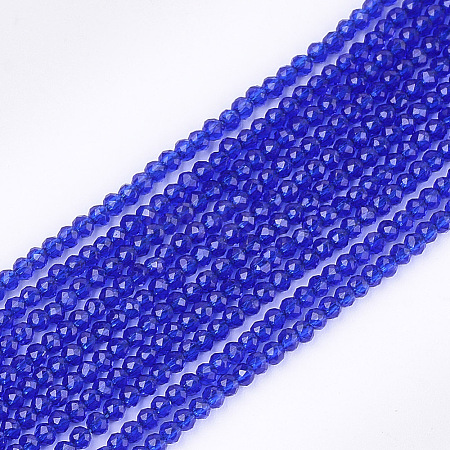 Synthetic Quartz Crystal Beads Strands G-T119-05C-1