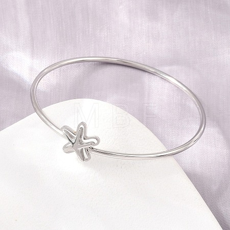 304 Stainless Steel Bangles for Women BJEW-N040-01C-P-1
